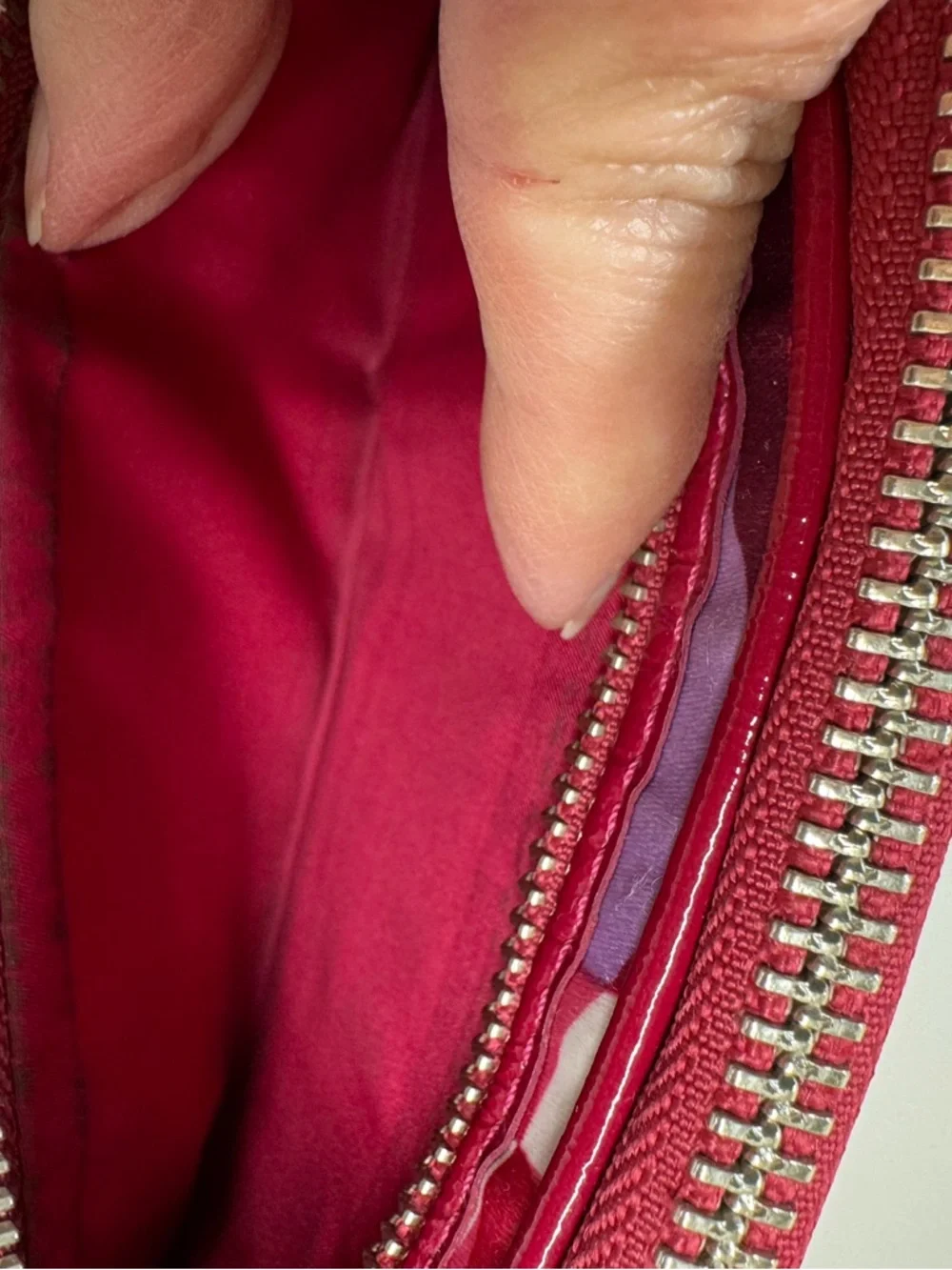 Coach Poppy Pop of Pink Kaleidoscope Patterned Wristlet - Picture 5 of 9